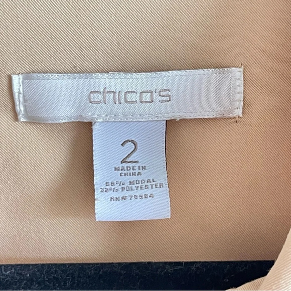 Chicos button down lightweight cardigan jacket women’s size 2 pastel yellow - Picture 5 of 9